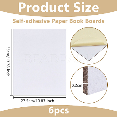 Self-adhesive Paper Book Boards DIY-WH0671-044C-1