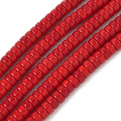 Opaque Glass Beads Strands X-GLAA-I060-01C-1