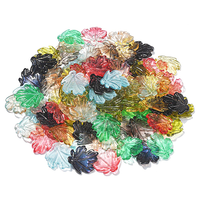 100Pcs Glass Pendants GLAA-CJ0002-33-1