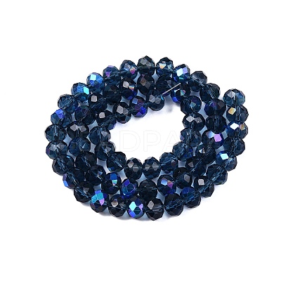 Electroplate Glass Beads Strands EGLA-A044-T8mm-L12-1