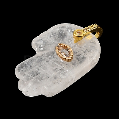 Natural Quartz Crystal Carved Pendants GG-CBA5963-01M-NH-1