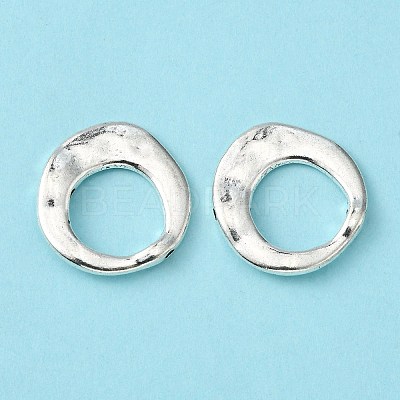 Tibetan Style Irregular Ring Bead Frames LF10246Y-1