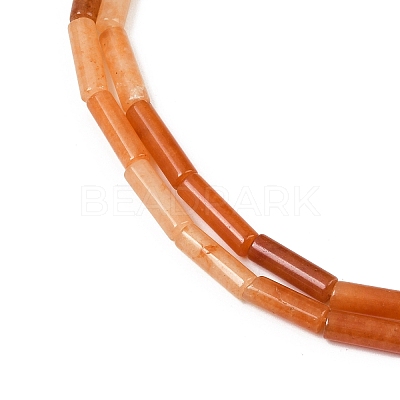 Natural Red Aventurine Beads Strands G-F631-D12-03-1