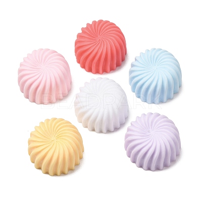 Opaque Resin Cabochons RE-CBA49A8-10-1