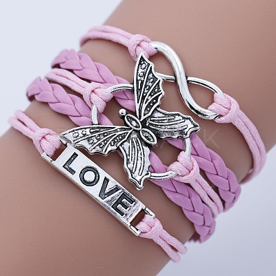 Imitation Leather Multi-strand Bracelets WG22DAF-03-1