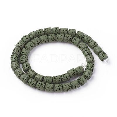 Natural Lava Rock Beads Strands G-F671-04A-10-1
