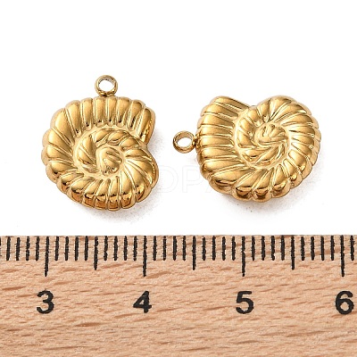 304 Stainless Steel Pendants STAS-A124-18F-G-1