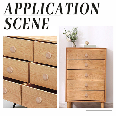 Wood Drawer Knob WOCR-CP0001-02-1