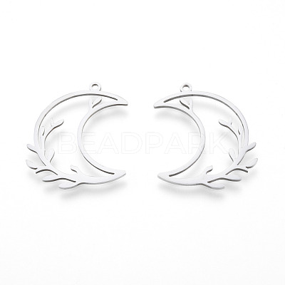 Non-Tarnish 201 Stainless Steel Pendants STAS-N090-LA989-1-1