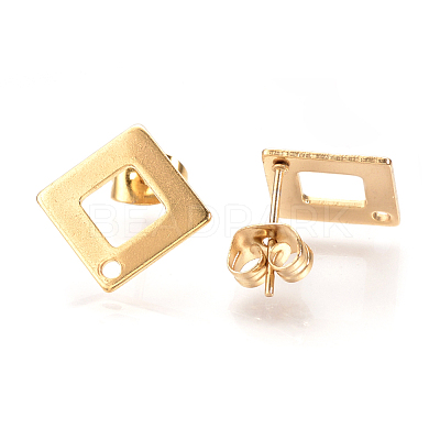 304 Stainless Steel Stud Earring Findings STAS-Q223-07-1
