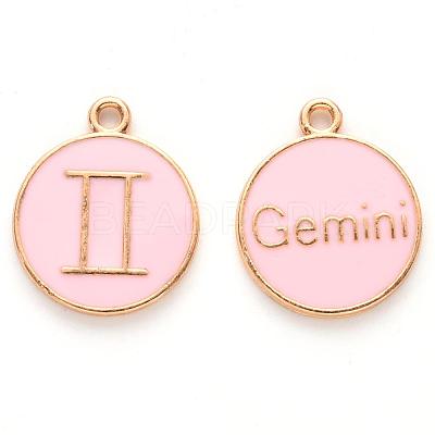Alloy Enamel Pendants X-ENAM-S124-01A-09I-1