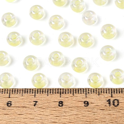FGB Inside Colours Transparent Glass Seed Beads SEED-T009-01I-1