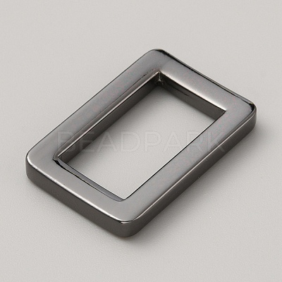 Rectangle Zinc Alloy Adjuster Buckles FIND-WH0111-470B-B-1