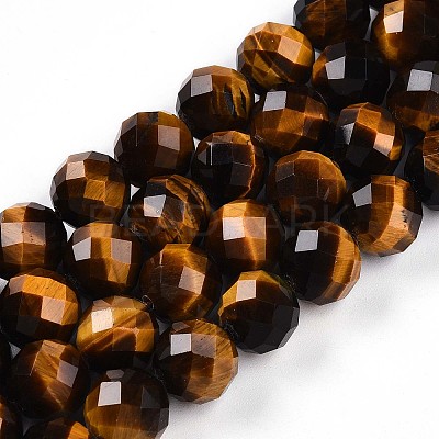 Natural Tiger Eye Beads Strands G-S345-10mm-22-1