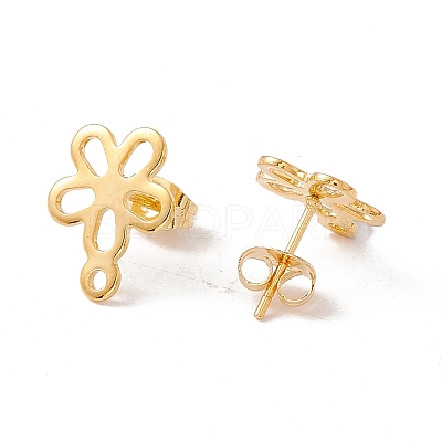 201 Stainless Steel Stud Earring Findings X1-EJEW-A071-06G-1