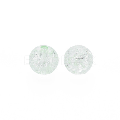 Transparent Crackle Acrylic Beads MACR-S373-66-N03-1