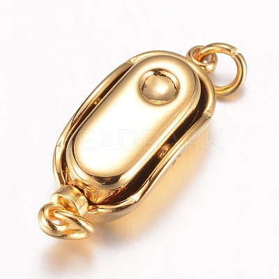 304 Stainless Steel Box Clasps STAS-G071-49G-1