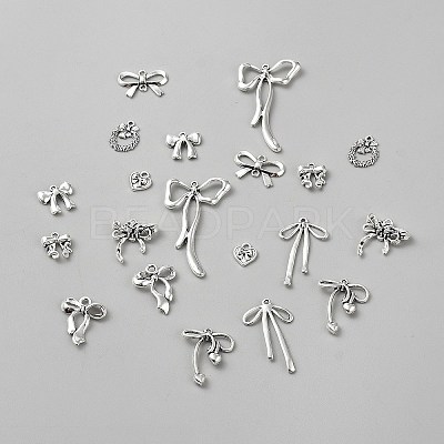 20Pcs Tibetan Style Alloy Pendants FIND-WH20043-121AS-1