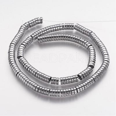 Non-magnetic Synthetic Hematite Beads Strands G-P218-19-06-1