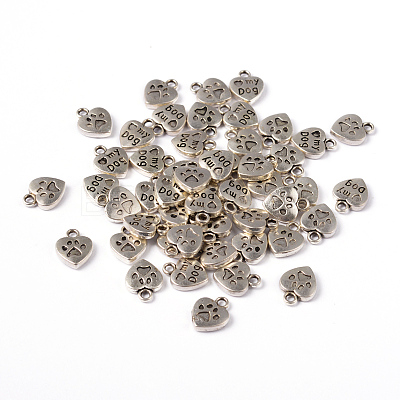 Tibetan Style Charms Pendants X-TIBEP-A123278-AS-LF-1