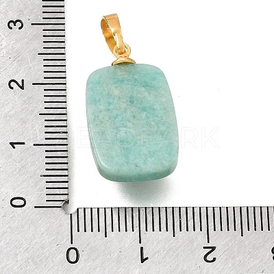 Natural Amazonite Pendants G-T151-02D-1