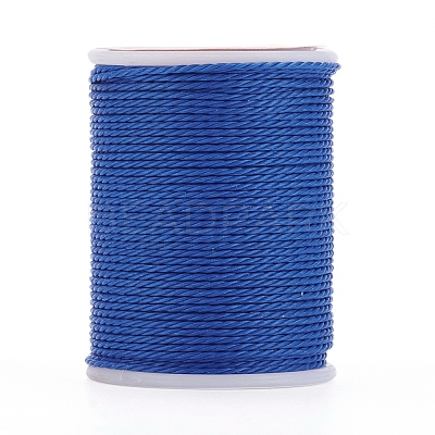 Round Waxed Polyester Cord YC-G006-01-1.0mm-08-1