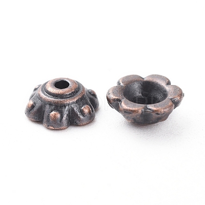 Tibetan Style Bead Caps LS-RLF0571Y-NF-1