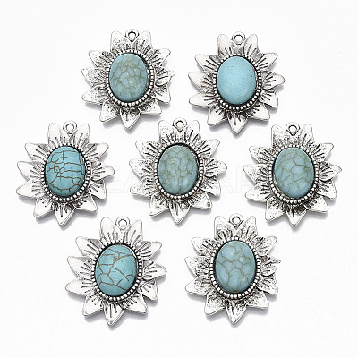 Tibetan Style Alloy Pendants LS-PALLOY-R113-006-RS-1