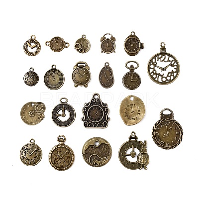 Tibetan Style Alloy Pendants FIND-WH0032-84AB-1