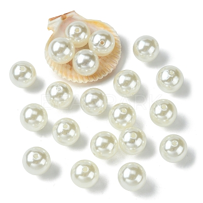 ABS Plastic Imitation Pearl Beads MACR-YW0002-18mm-82-1