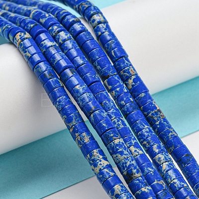 Synthetic Imperial Jasper Dyed Beads Strands G-D077-D01-02B-1