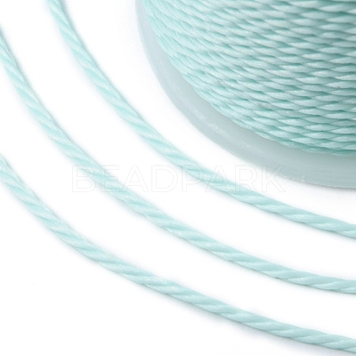 Round Waxed Polyester Cord YC-G006-01-1.0mm-31-1