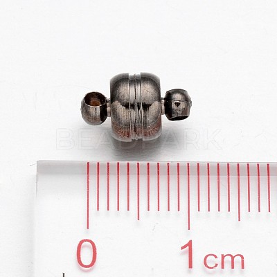 Brass Magnetic Clasps with Loops KK-H361-B-1