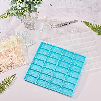 DIY Dominoes Silicone Molds DIY-FH0001-71-1