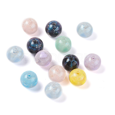 Opaque Acrylic Beads OACR-M003-02-1