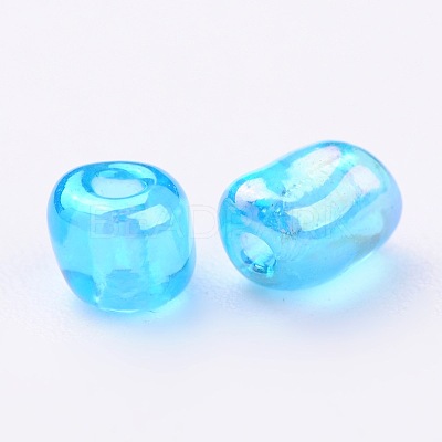 (Repacking Service Available) Round Glass Seed Beads SEED-C016-4mm-163B-1