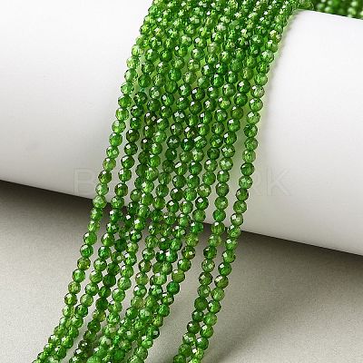 Natural Green Diopside Beads Strands GG-CBA4941-A02-2mm-1