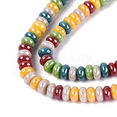 Electroplate Glass Beads Strands EGLA-Q132-05A-02-1