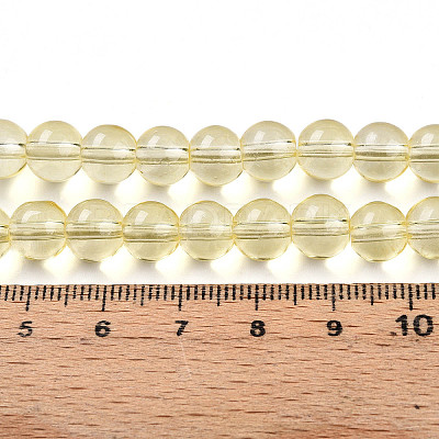 Baking Paint Transparent Glass Beads X1-DGLA-N006-8mm-03-1