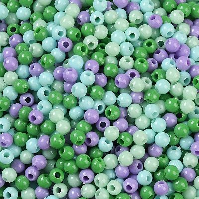 Opaque Acrylic Beads X1-OACR-H118-07A-06-1