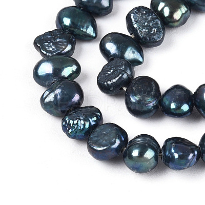 Natural Cultured Freshwater Pearl Beads Strands PEAR-P002-54B-1