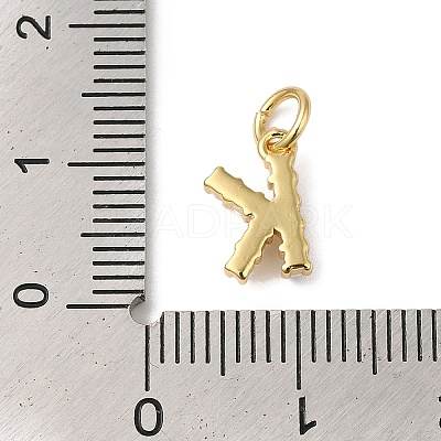 Rack Plating Brass with ABS Plastic Imitation Pearl Charms KK-B092-30K-G-1