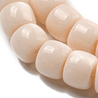 Opaque Glass Beads Strands X-GLAA-NH0002-B03-1