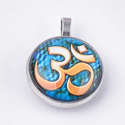 Glass Pendants GLAA-T005-01-1