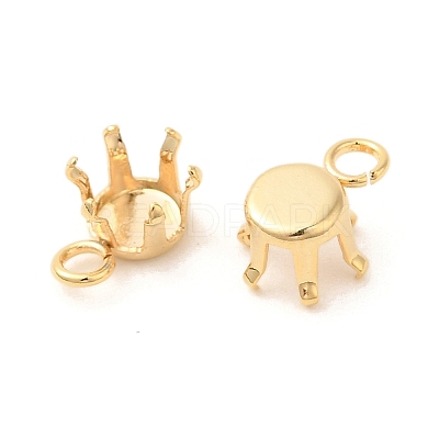 Ion Plating(IP) 304 Stainless Steel Charms Rhinestone Claw Settings STAS-U025-02A-G-1