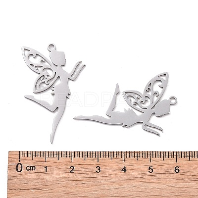 Tarnish Resistant 201 Stainless Steel Pendants STAS-T056-LA326-1-1