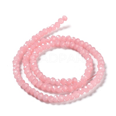 Baking Paint Imitation Jade Glass Bead Strands X-DGLA-A034-J4MM-A3-1