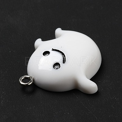 Halloween Opaque Resin Pendants RESI-D055-104P-1