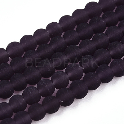 Transparent Glass Beads Strands LS-GLAA-T032-T4mm-MD03-1