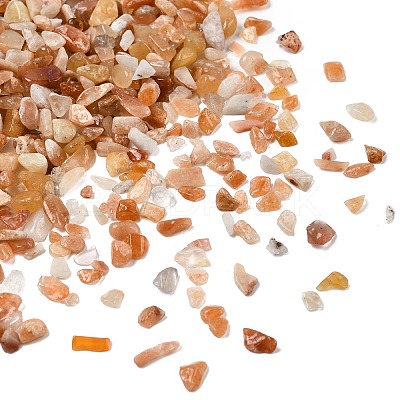 Natural Red Aventurine Chip Beads X-G-O103-01-1